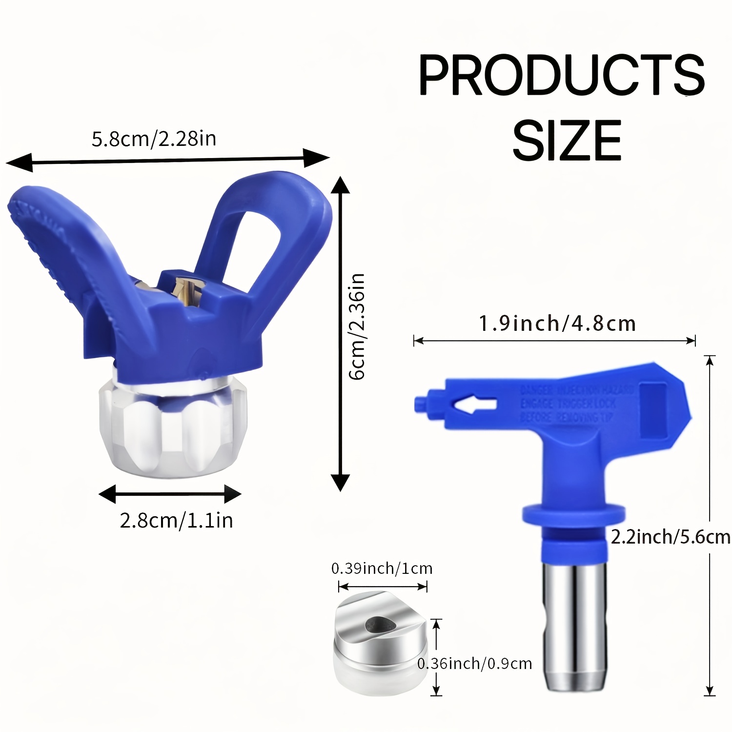 Airless Paint Sprayer Tip Guar - Heavy Equipment Paint recension och pris