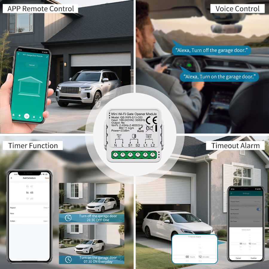 Tuya Smart WiFi or Zigbee Gara - Heavy Equipment Garage recension och pris