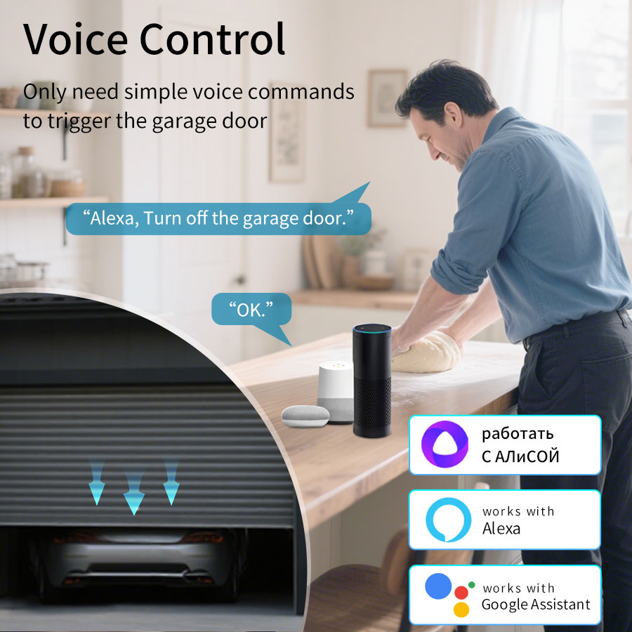 Tuya Smart WiFi or Zigbee Gara - Heavy Equipment Garage recension och pris