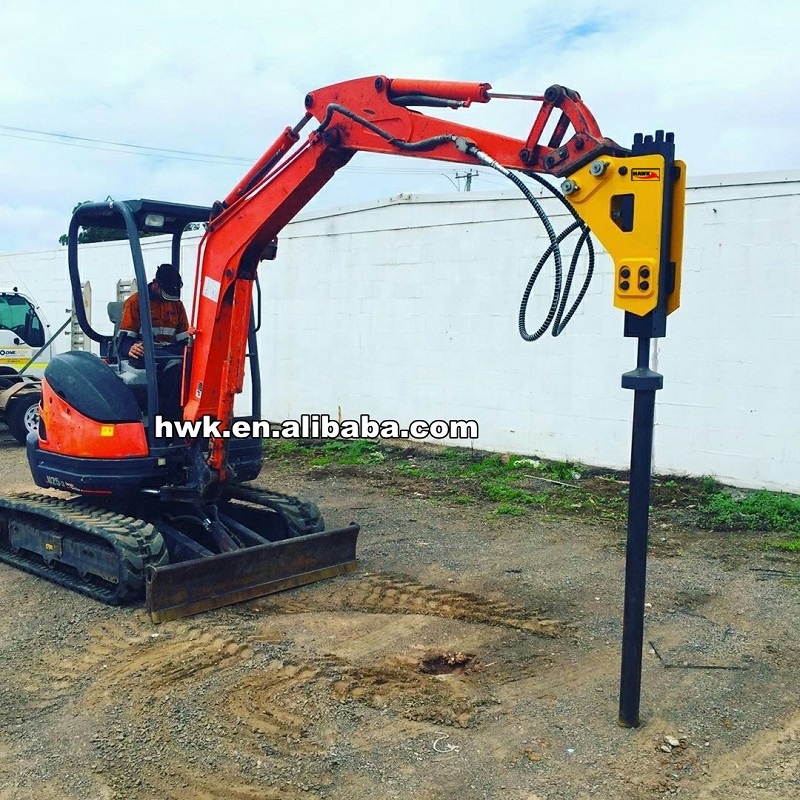 Excavator Hydraulic Fence Post - Mini Excavator recension och pris